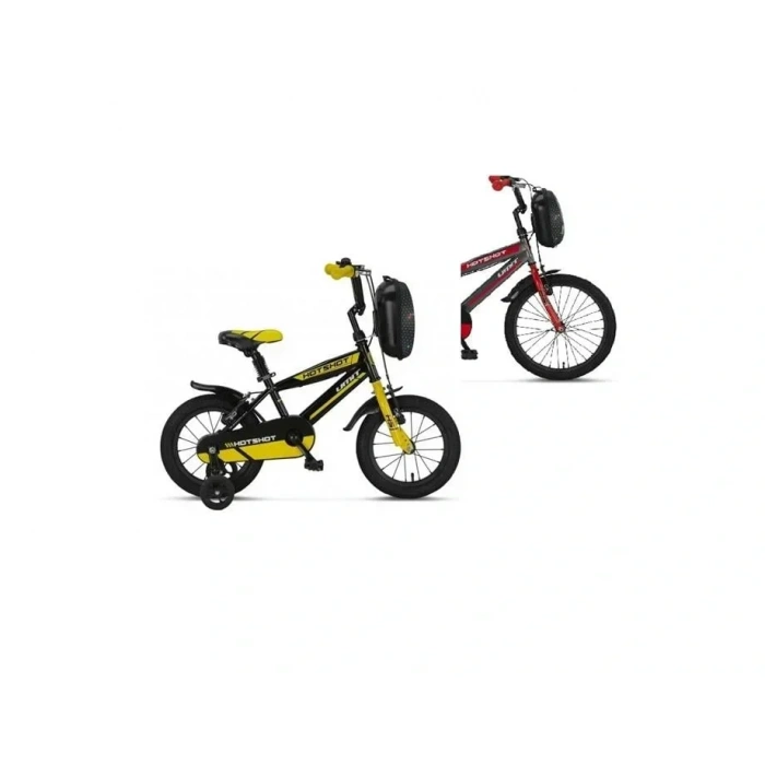 ÜMİT 1410 HOTSHOT-CANTA-V ERKEK ÇOCUK BİSİKLETİ 14 JANT ANTRASİT KIRMIZI