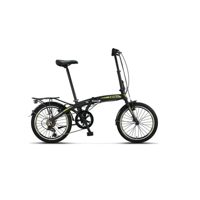 ÜMİT 2036 FOLDING KATLANIR BİSİKLET V 20 JANT 6 VİTES BLACK ANTRACİTE GOLD