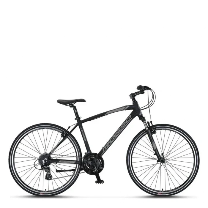 MOSSO LEGARDA-2324-MSM-V ERKEK ŞEHİR BİSİKLETİ 460H 28 JANT 24 VİTES SİYAH ANTRASİT