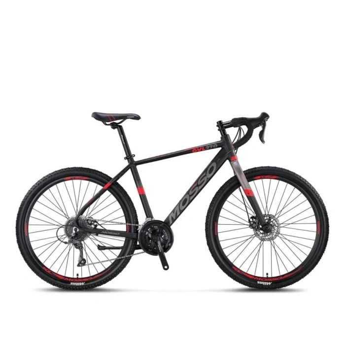 MOSSO GVL270 CLARIS ERKEK ŞEHİR BİSİKLETİ 535H MD 27.5 JANT 16 VİTES SİYAH KIRMIZI