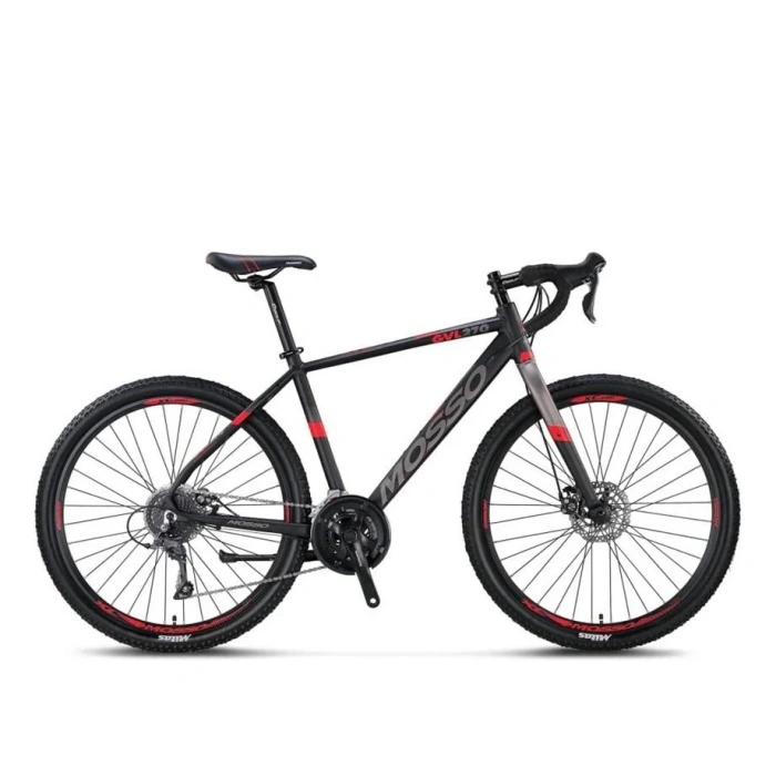 MOSSO GVL270 CLARIS ERKEK YARIŞ BİSİKLETİ 430H MD 27.5 JANT 16 VİTES SİYAH KIRMIZI