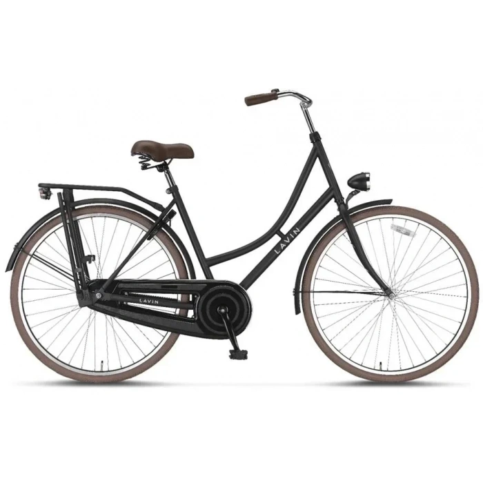 LAVIN 2887 ZWART KADIN ŞEHİR BİSİKLETİ BASIC KONTRA PEDAL 520H 28 JANT 1 VİTES SİYAH