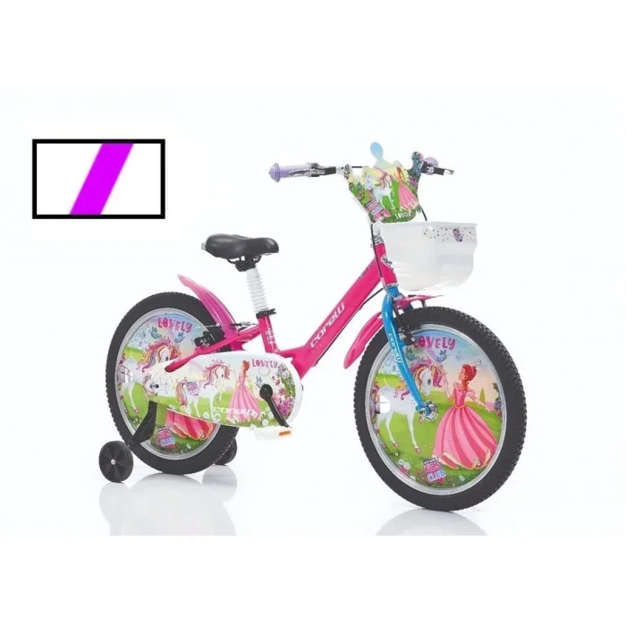 CORELLİ LOVELY KIZ ÇOCUK BİSİKLETİ V 20 JANT MOR BEYAZ