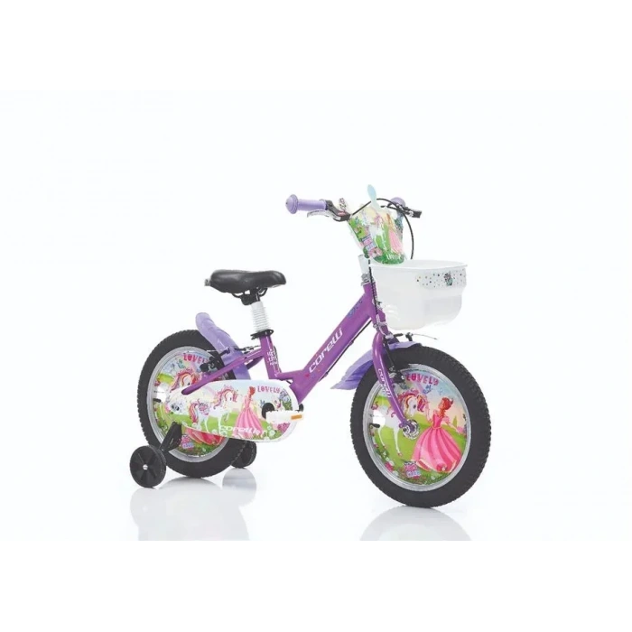 CORELLİ LOVELY KIZ ÇOCUK BİSİKLETİ V 16 JANT MOR BEYAZ