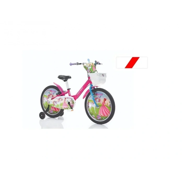 CORELLİ LOVELY KIZ ÇOCUK BİSİKLETİ V 16 JANT KIRMIZI BEYAZ