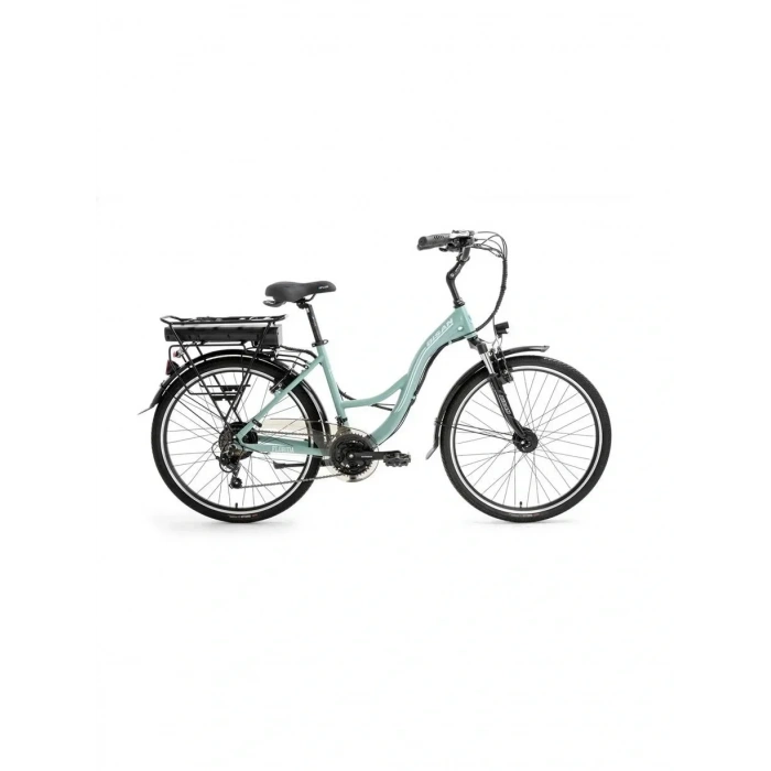 BİSAN FLORIDA ELEKTRİKLİ BİSİKLET 43CM V 26 JANT 21 VİTES Ç.YEŞİL BEYAZ