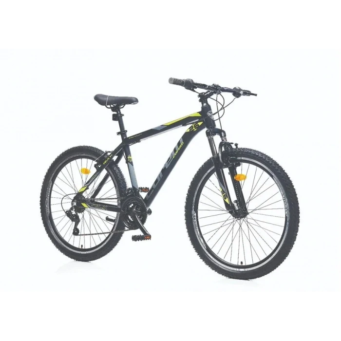 CORELLİ FELİX 3.0 ERKEK DAĞ BİSİKLETİ 380H V 26 JANT 21 VİTES SİYAH SARI GRİ