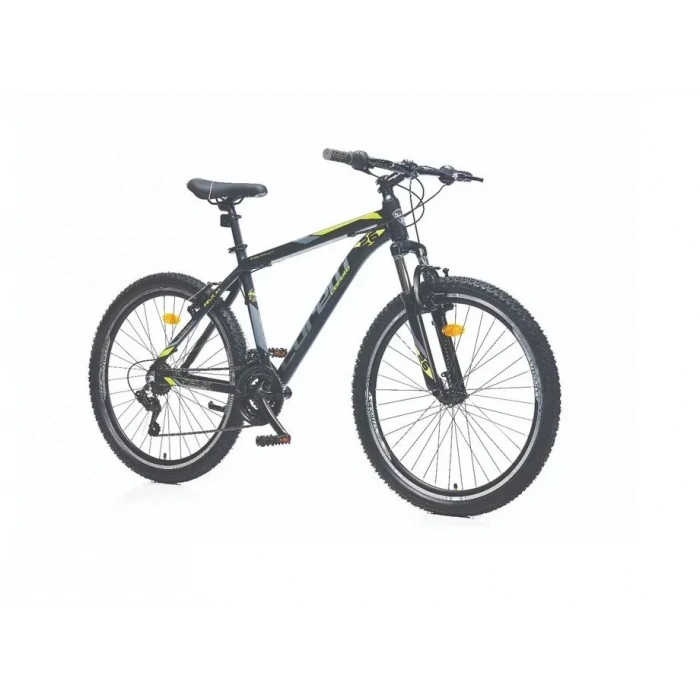 CORELLİ FELİX 3.0 ERKEK DAĞ BİSİKLETİ 330H V 26 JANT 21 VİTES SİYAH SARI GRİ