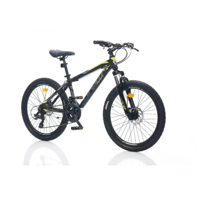 CORELLİ FELİX 2.2 ERKEK DAĞ BİSİKLETİ 310H MD 24 JANT 24 VİTES SİYAH SARI GRİ