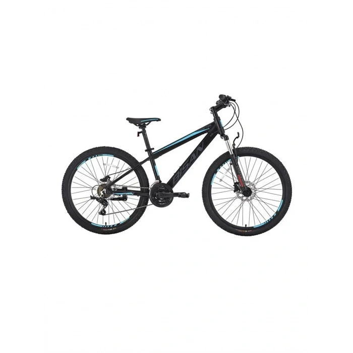 BİSAN COOPER ERKEK DAĞ BİSİKLETİ 37 CM HD 27.5 JANT 21 VİTES MAT SİYAH MAVİ