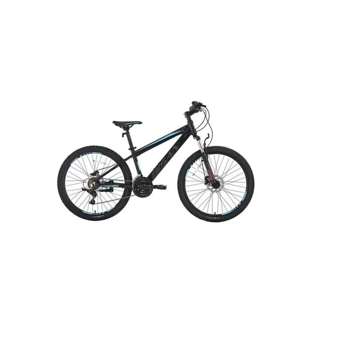 BİSAN COOPER ERKEK DAĞ BİSİKLETİ 30 CM HD 24 JANT 21 VİTES MAT SİYAH MAVİ