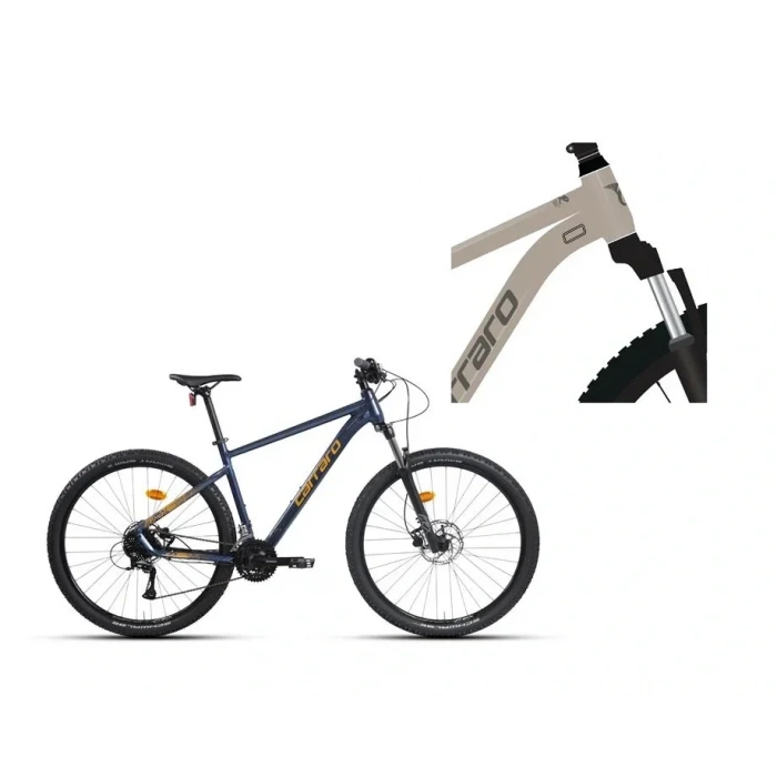 CARRARO CRX 924 ERKEK DAĞ BİSİKLETİ 440H HD 29 JANT 24 VİTES GÜL GRİ KOYU GRİ