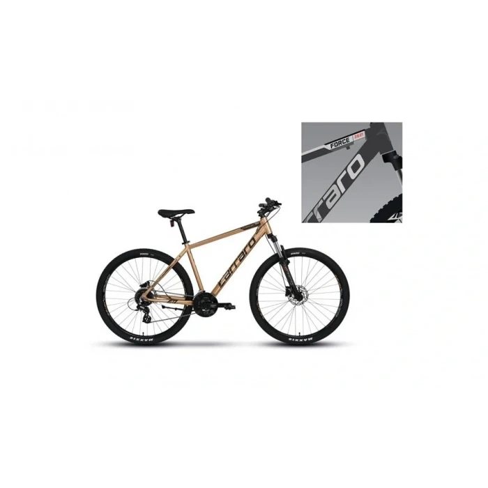 CARRARO FORCE 950 ERKEK DAĞ BİSİKLETİ 520H HD 29 JANT 24 VİTES MAT ANTRASİT GRİ KIRMIZI