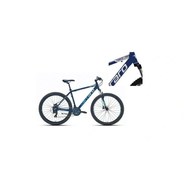 CARRARO FORCE 920 ERKEK DAĞ BİSİKLETİ 480H HD 29 JANT 21 VİTES METALİK MAVİ GÜMÜŞ