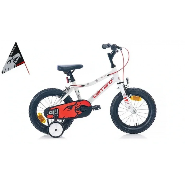 CARRARO RED EAGLE ERKEK ÇOCUK BİSİKLETİ 230H V 14 JANT BEYAZ KIRMIZI