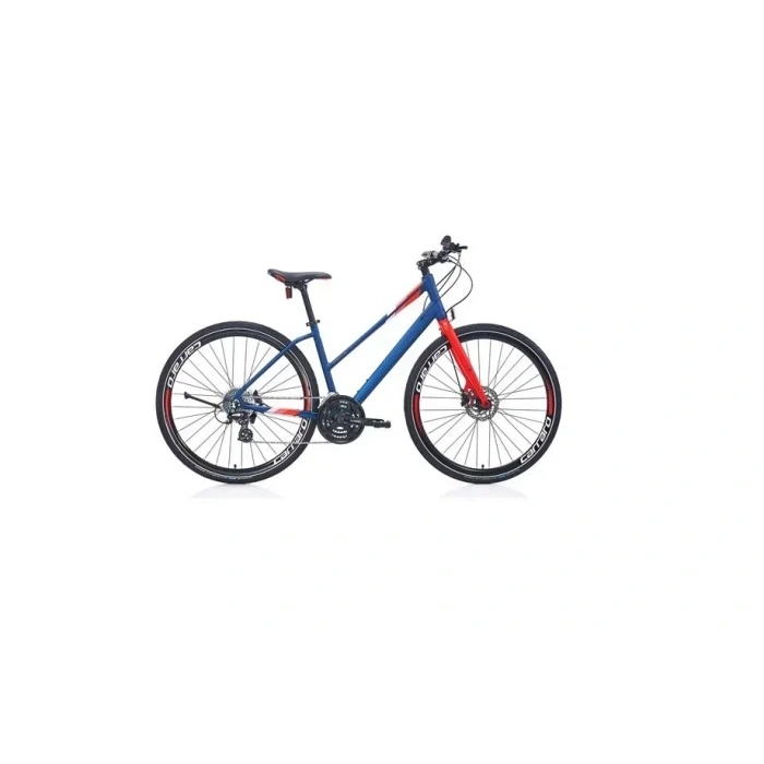 CARRARO SPORTIVE 325 KADIN ŞEHİR BİSİKLETİ 400H HD 28 JANT 24 VİTES MAT LACİVERT NAR ÇİÇEĞİ