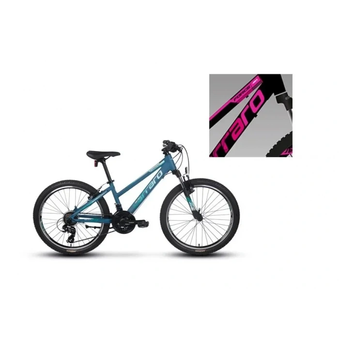 CARRARO FORCE 401 KADIN DAĞ BİSİKLETİ 325H V 24 JANT 21 VİTES MAT SİYAH FUŞYA BEYAZ