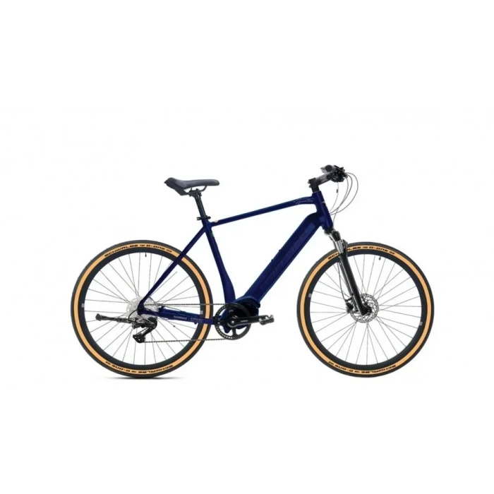 CARRARO e-SPORTIVE X ERKEK ŞEHİR BİSİKLETİ 520H HD 28 JANT 10 VİTES LACİVERT AÇIK TURUNCU GÜMÜŞ