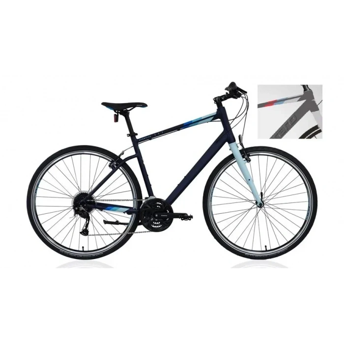 CARRARO SPORTIVE 327 ERKEK ŞEHİR BİSİKLETİ 480H V 28 JANT 27 VİTES MAT ANTRASİT GÜMÜŞ MAVİ KIRMIZI