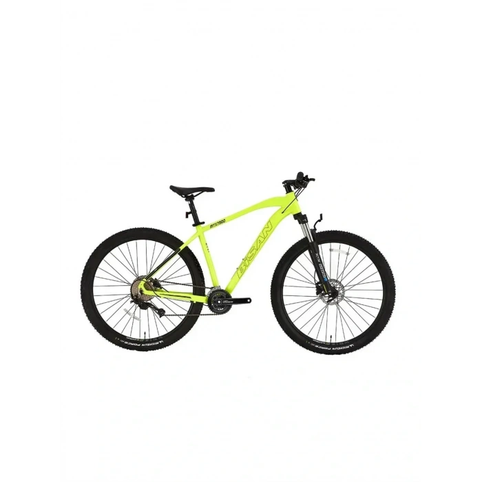 BİSAN MTX 7500 CUES ERKEK DAĞ BİSİKLETİ 43CM HD 27.5 JANT 20 VİTES NEON SARI BEYAZ SİYAH