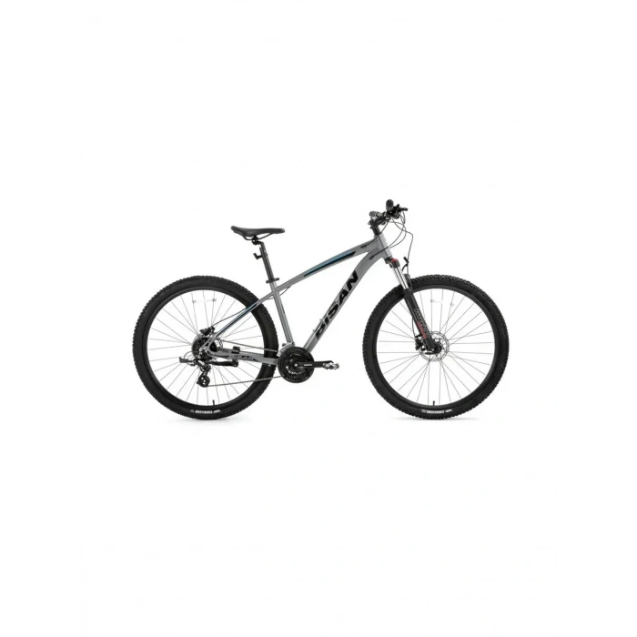 BİSAN MTX 7300 ERKEK DAĞ BİSİKLETİ 43 CM HD 26 JANT 24 VİTES METALİK GRİ MAVİ