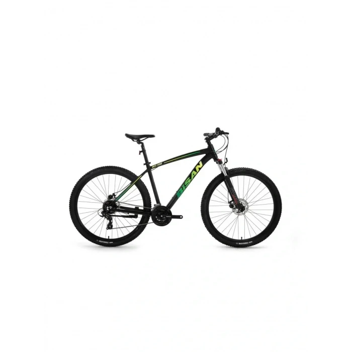 BİSAN MTX 7200 ERKEK DAĞ BİSİKLETİ 48CM MD 29 JANT 24 VİTES MAT SİYAH YEŞİL