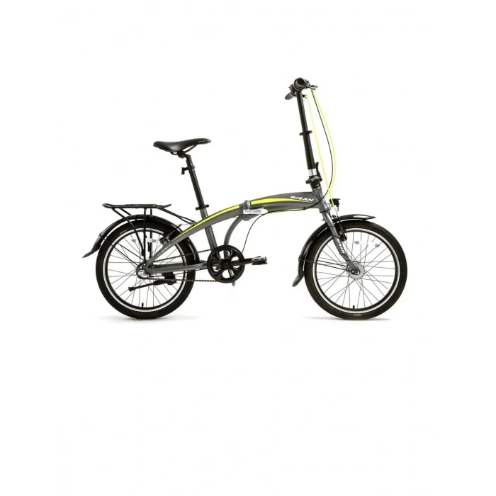 BİSAN FX 3500-NX3 KATLANIR BİSİKLET 32CM V 20 JANT NEX.3 VİTES METALİK GRİ SARI