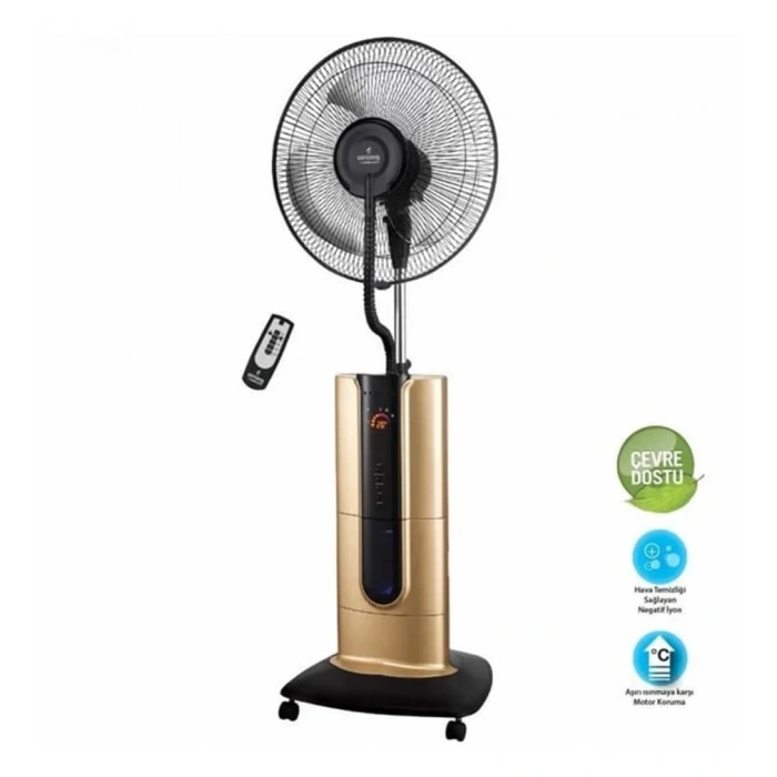 AIRKING COOL PRO 18 INCH 45,72CM İYONİZERLİ  AYAKLI VANTİLATÖR GOLD