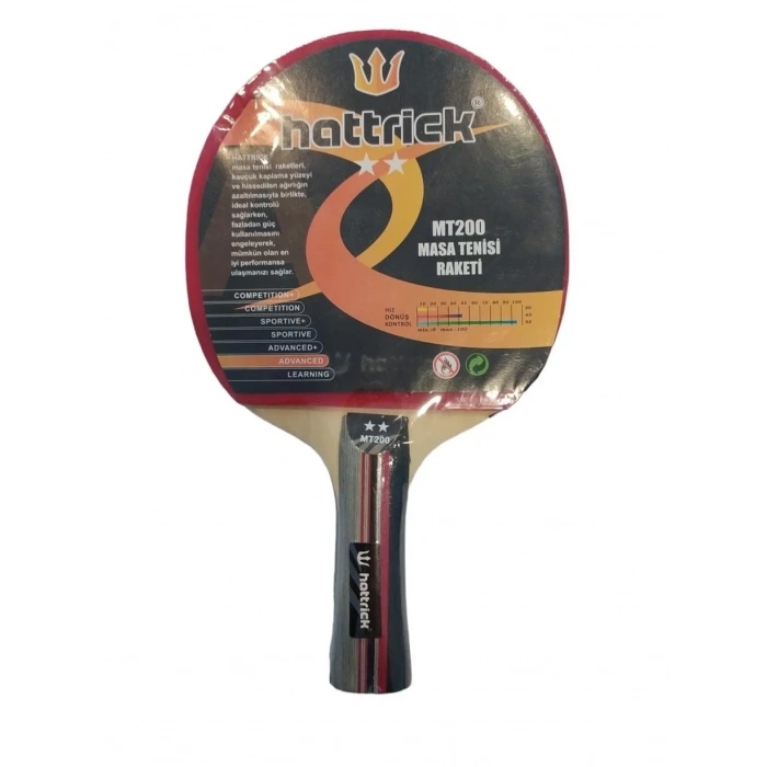 HATTRICK MT200 MASA TENİS RAKETİ 2 YILDIZ VAKUMLU