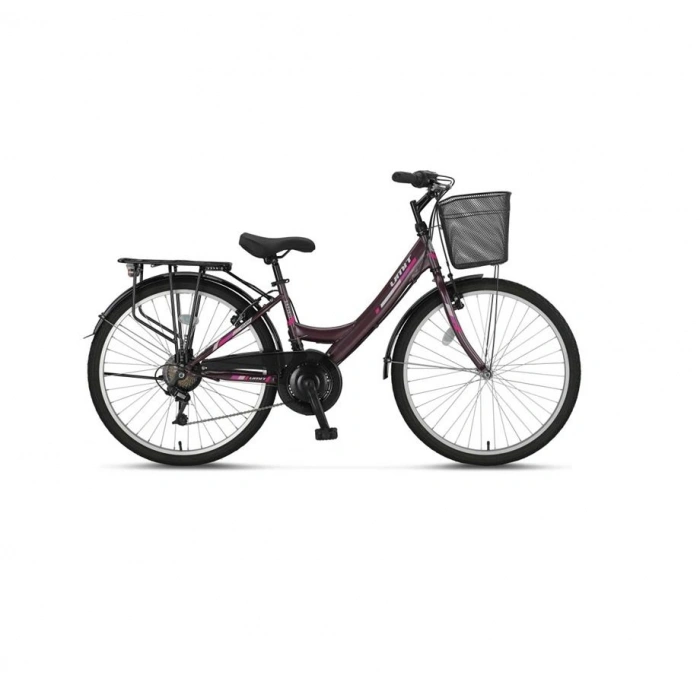 ÜMİT 2608 SAFIRO SEPETLİ BAYAN ŞEHİR BİSİKLETİ V 26 JANT 21 VİTES MÜRDÜM