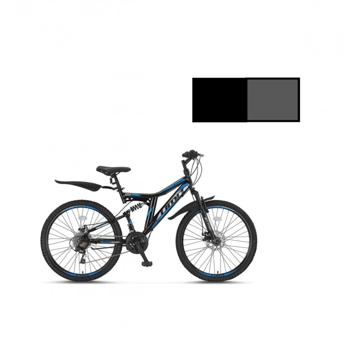 ÜMİT 2638 BLACKRIDER 2D ERKEK DAĞ BİSİKLETİ MD 26 JANT 21 VİTES SİYAH ANTRASİT