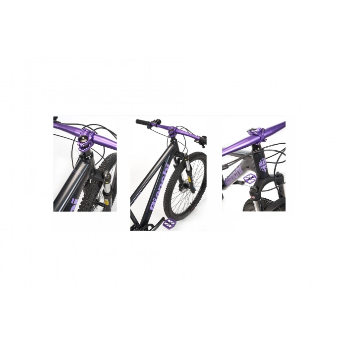 BIANCHI MAGMA 27.X ESSA KADIN DAĞ BİSİKLETİ 380H HD 27.5 JANT 8 VİTES SİYAH MOR