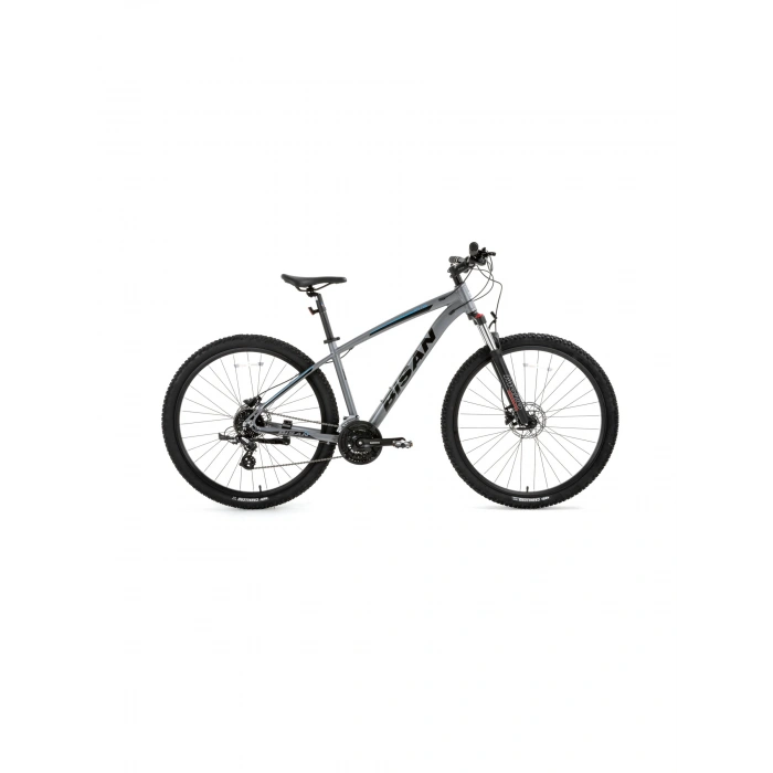 BİSAN MTX 7300 ERKEK DAĞ BİSİKLETİ 48 CM HD 29 JANT 24 VİTES METALİK GRİ MAVİ