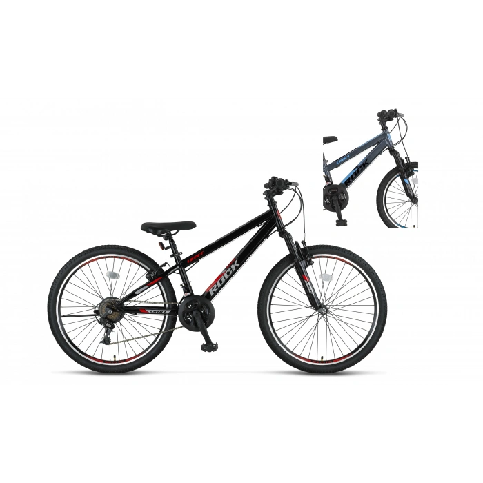 ÜMİT 2668 ROCK ERKEK DAĞ BİSİKLETİ MSV-V 26 JANT 21 VİTES ANTRASİT MAVİ