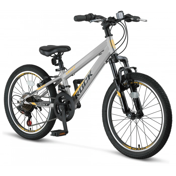ÜMİT 2468 ROCK ERKEK DAĞ BİSİKLETİ MSV-V 24 JANT 21 VİTES GRİ SARI