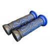 BİSİKLET ELCİK BMX KAUÇUK 120MM ÇİFT SİYAH MAVİ