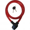 ZOLİ BİSİKLET KİLİT HALAT 15X1000 84118 ANAHTARLI KIRMIZI KLT-105-2