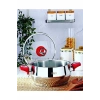VIVALDI TOMBO ÇELİK TENCERE DERİN KIRMIZI KUPLU 24X14 6.5 LT  G769