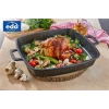EDA COOKWARE DÖKÜM KARE ÇAT ÇOK AMAÇLI TEPSİ 36 CM SİYAH ZK-951