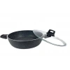 EDA COOKWARE ZETRA TENCERE BASIK GRANİT 22 CM GRİ  ZK-021