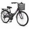 ÜMİT 2608 SAFIRO SEPETLİ BAYAN ŞEHİR BİSİKLETİ V 26 JANT 21 VİTES SİYAH