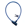 KRTL SOSİN BİSİKLET KİLİT İNCE HALAT 6MMX63CM ANAHTARLI KRTL-0145 MAVİ