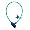 KRTL SOSİN BİSİKLET KİLİT İNCE HALAT 6MMX63CM ANAHTARLI KRTL-0145 YEŞİL