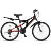 ÜMİT 2429 BLACKMOUNT ERKEK DAĞ BİSİKLETİ MSV-V 26 JANT 21 VİTES SRN SİYAH KIRMIZI