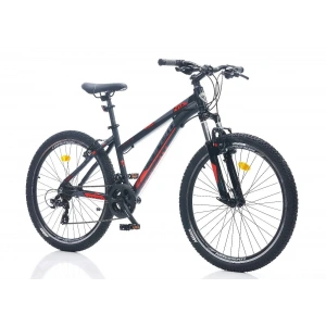 CORELLİ VIA LADY 1.0  KADIN DAĞ BİSİKLETİ 406H V 26 JANT 21 VİTES SİYAH KIRMIZI GRİ