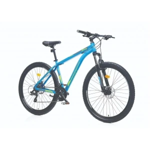 CORELLİ VIA 2.1 ERKEK DAĞ BİSİKLETİ 460H MD 27.5 JANT 21 VİTES MAVİ YEŞİL GRİ