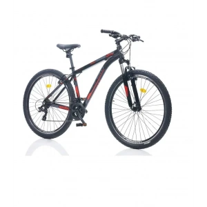 CORELLİ VIA 1.1 ERKEK DAĞ BİSİKLETİ 459H V 27.5 JANT 21 VİTES SİYAH KIRMIZI GRİ