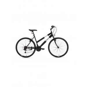 BİSAN THUNDER KADIN DAĞ BİSİKLETİ 47CM V 26 JANT 18 VİTES MAT SİYAH BEYAZ