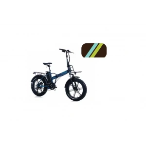 CORELLİ BROSTER TECHLA FAT BIKE ELEKTRİKLİ KATLANIR BİSİKLET 42CM HD 20 JANT 7 VİTES METALİK KAHVERENGİ