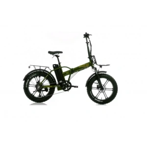 CORELLİ BROSTER TECHLA FAT BIKE ELEKTRİKLİ KATLANIR BİSİKLET 42CM HD 20 JANT 7 VİTES METALİK YEŞİL